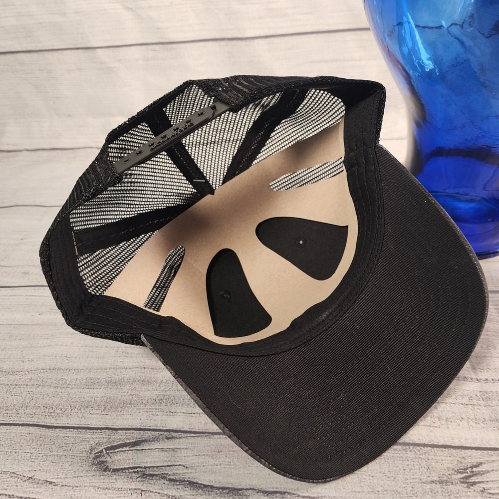 Richardson 112P Trucker Hat Mens Black Kryptek Typhon Camo Mesh Snapback Cap NEW - Picture 6 of 8